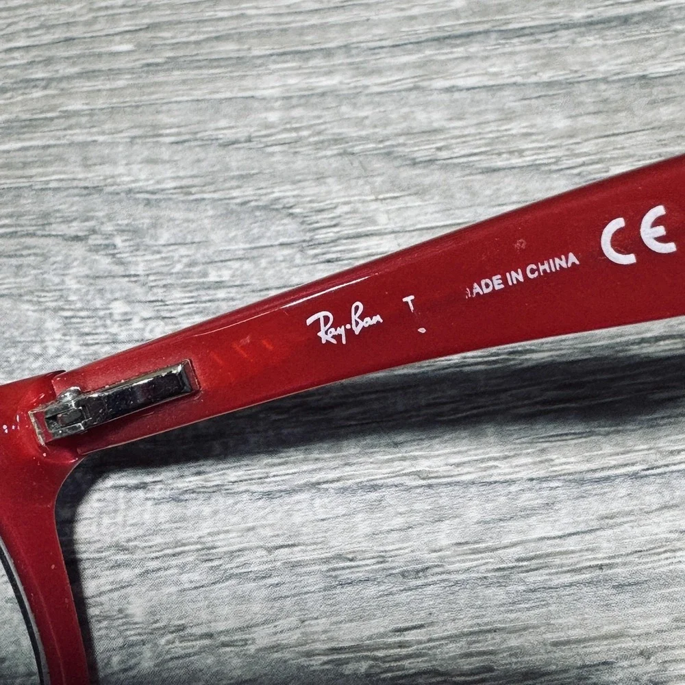 Ray-Ban RB 1531 3592 Eyeglass Frames Kids 46-16-125 Red Wayfarer Frames Only